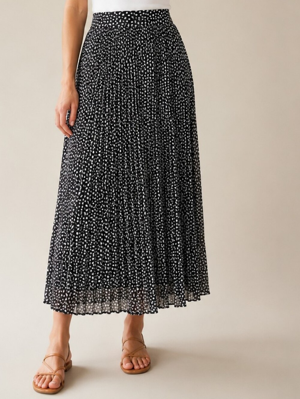 Joie Pleated Maxi Skirt